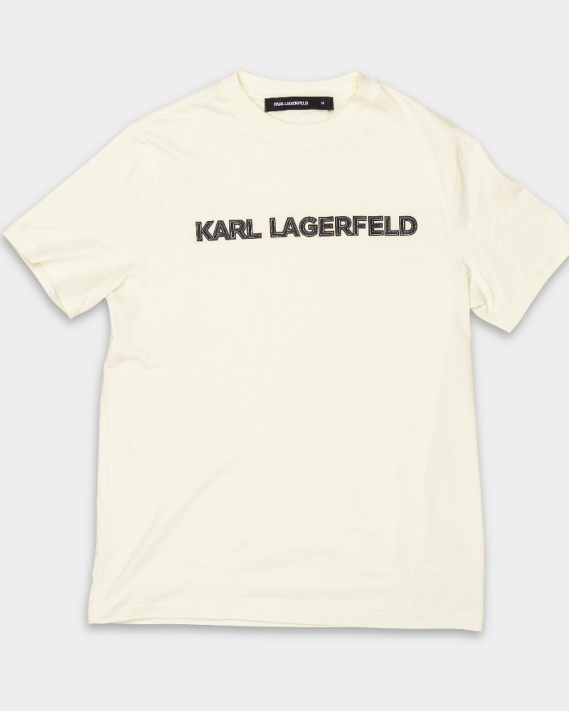 Karl Lagerfeld Men's T Shirt Crewneck Champagne | 7550765612-80