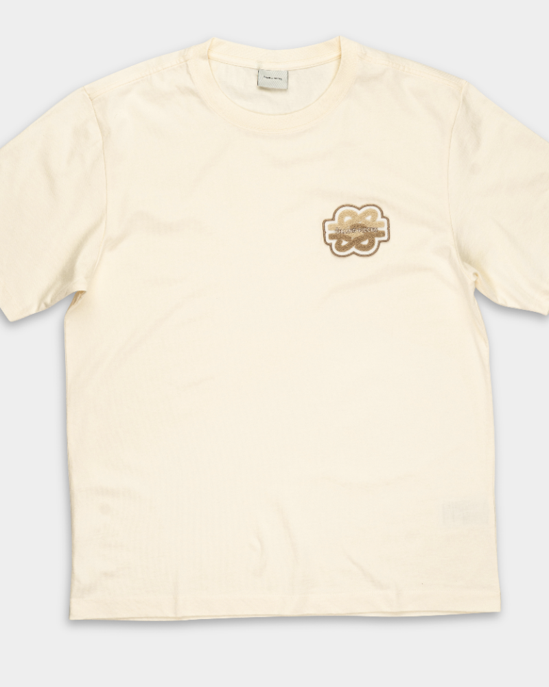 Filling Pieces Men's Gowtu Tonal T Shirt Antique White | 422520500167-214
