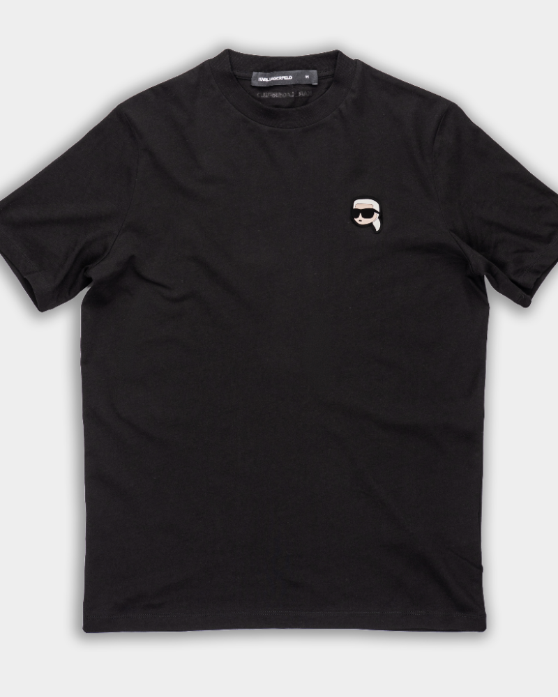 (Core) Karl Lagerfeld Men's T Shirt Crewneck Black | 755710500224-990