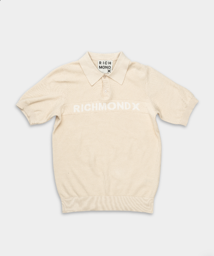 John Richmond Men's Kawim Polo | UMP26016POIR-Sandshell