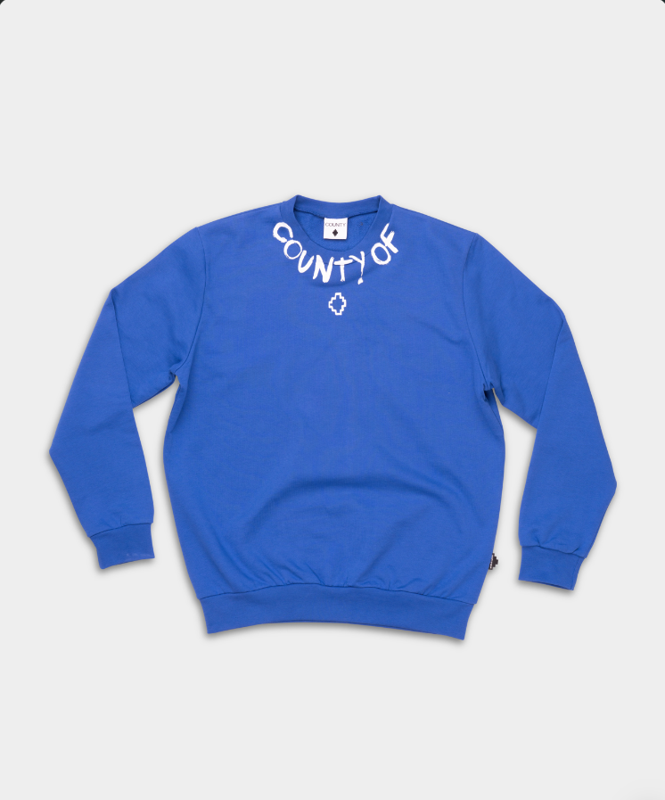 County Of Milan Men's Sweatshirt Bluette | S6CMMASW088-061