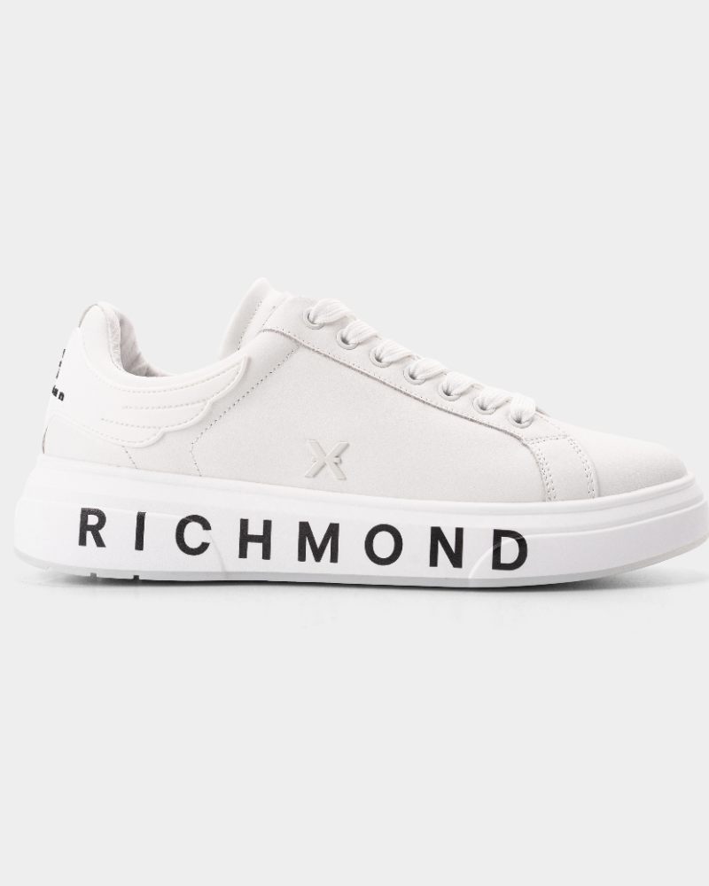 (Core) John Richmond Men's Shoes Action Leather White | 31016-A