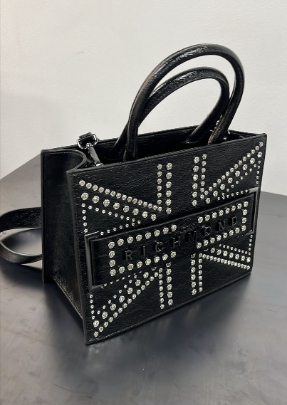 John Richmond Ladies Akod Tote Bag | RWP26143BOAPX-Black